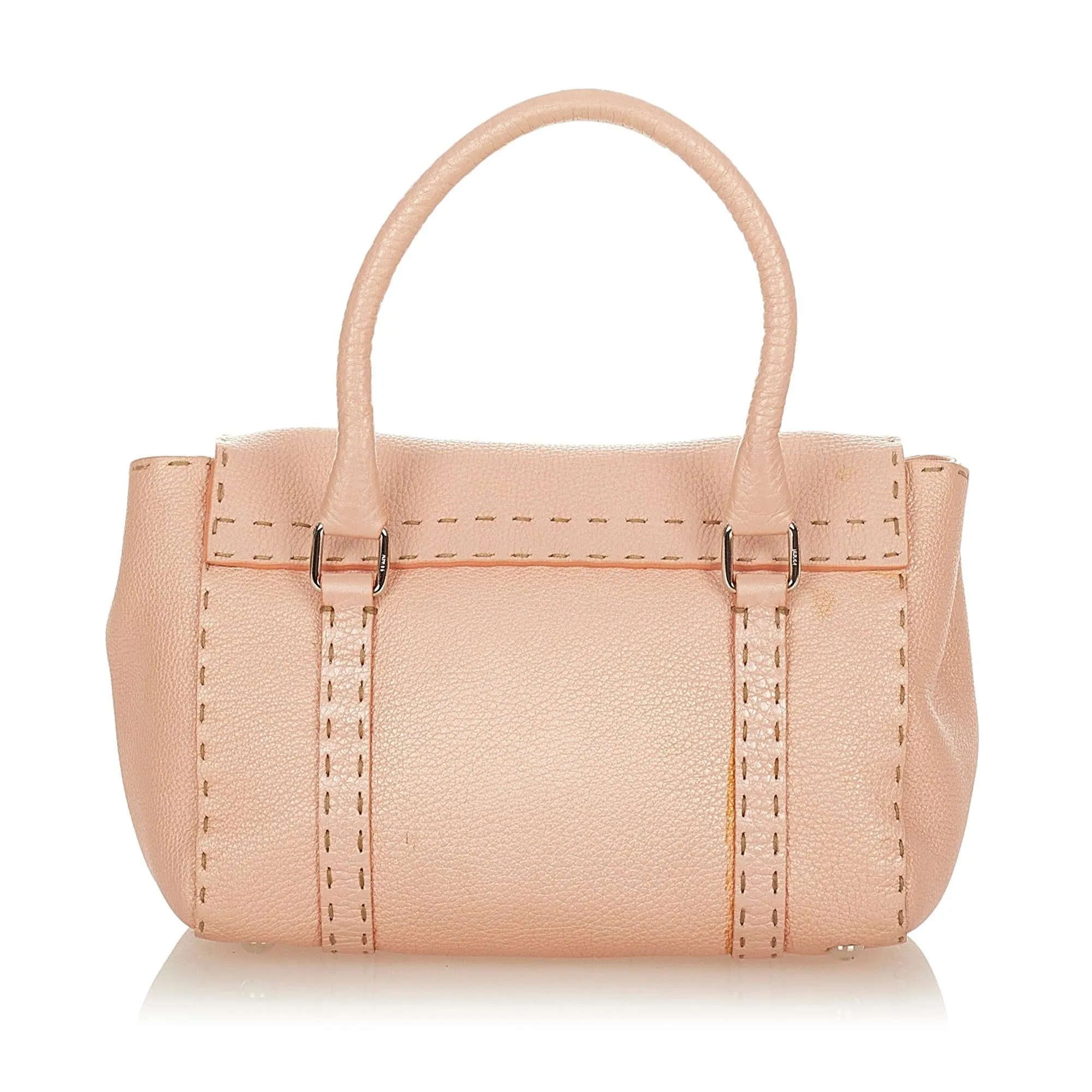 Fendi Mini Selleria Linda Leather Handbag (SHG-26701)