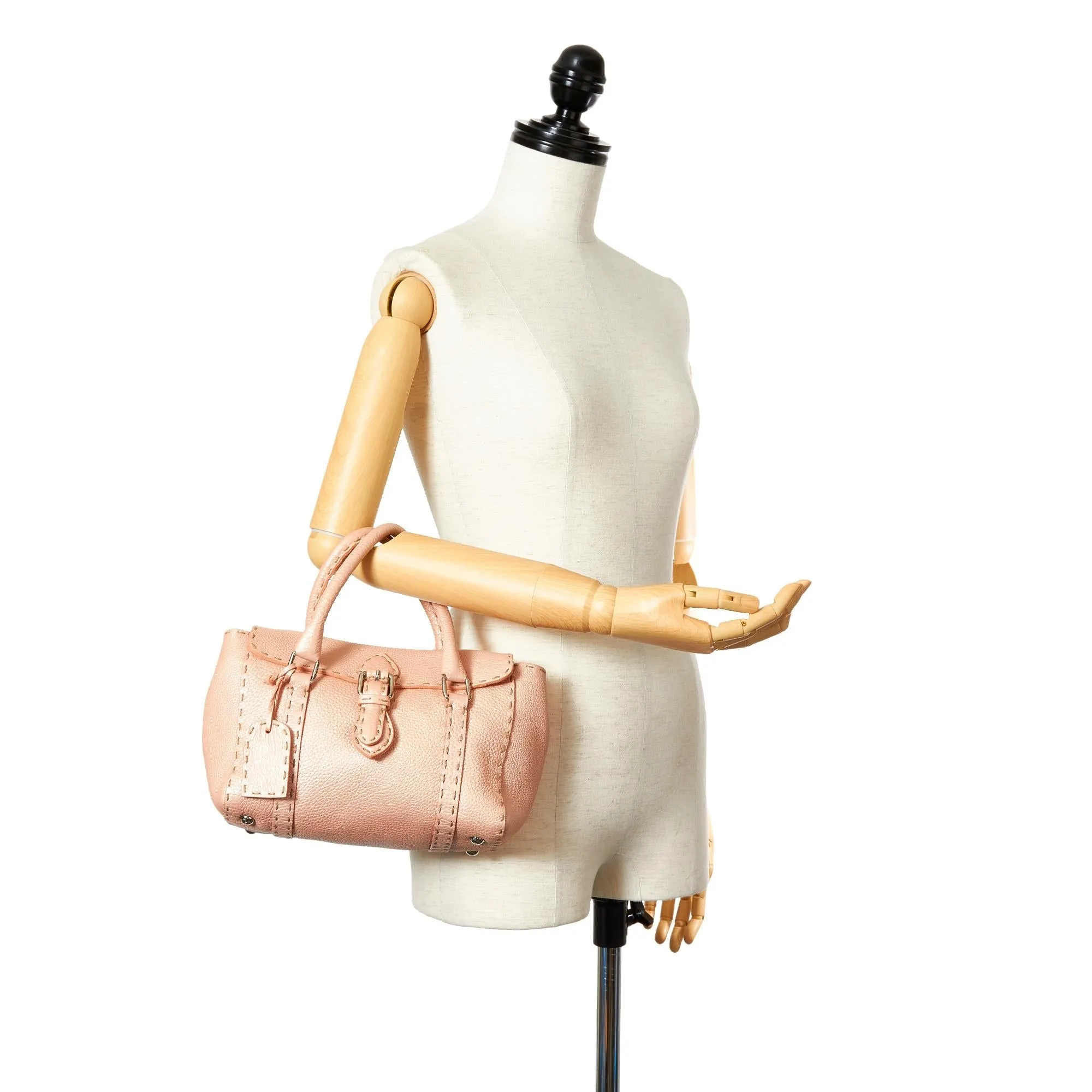 Fendi Mini Selleria Linda Leather Handbag (SHG-26701)