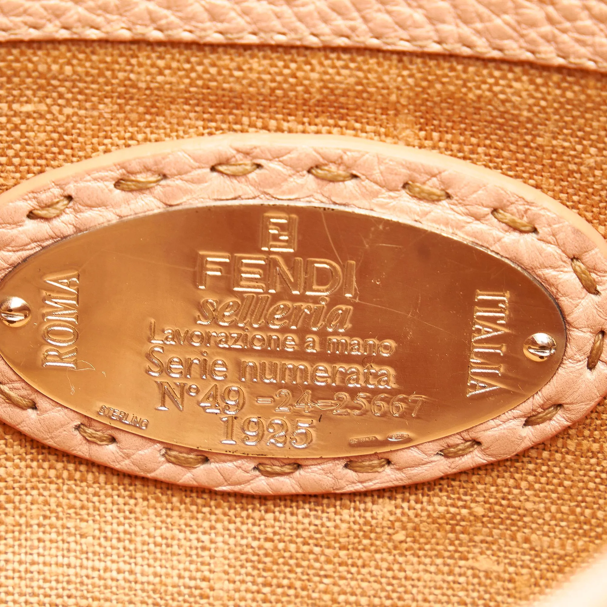 Fendi Mini Selleria Linda Leather Handbag (SHG-26701)