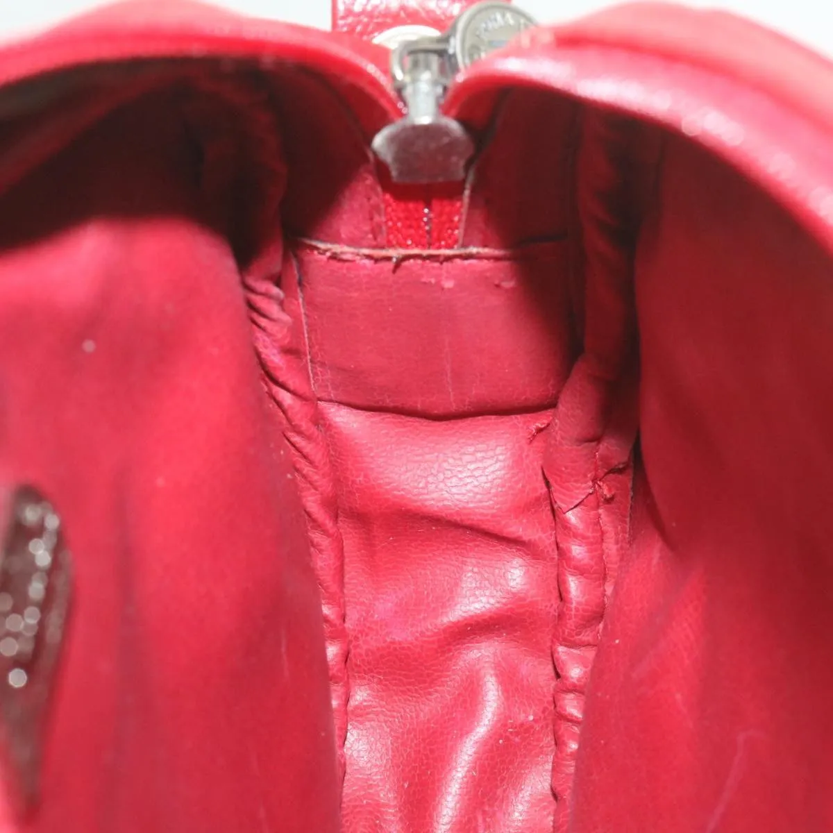 FENDI Shoulder Bag Red  am864g