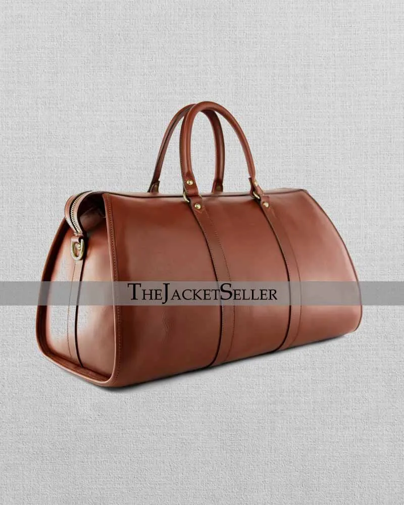 Heavy Duty Travel Duffle Leather Bag