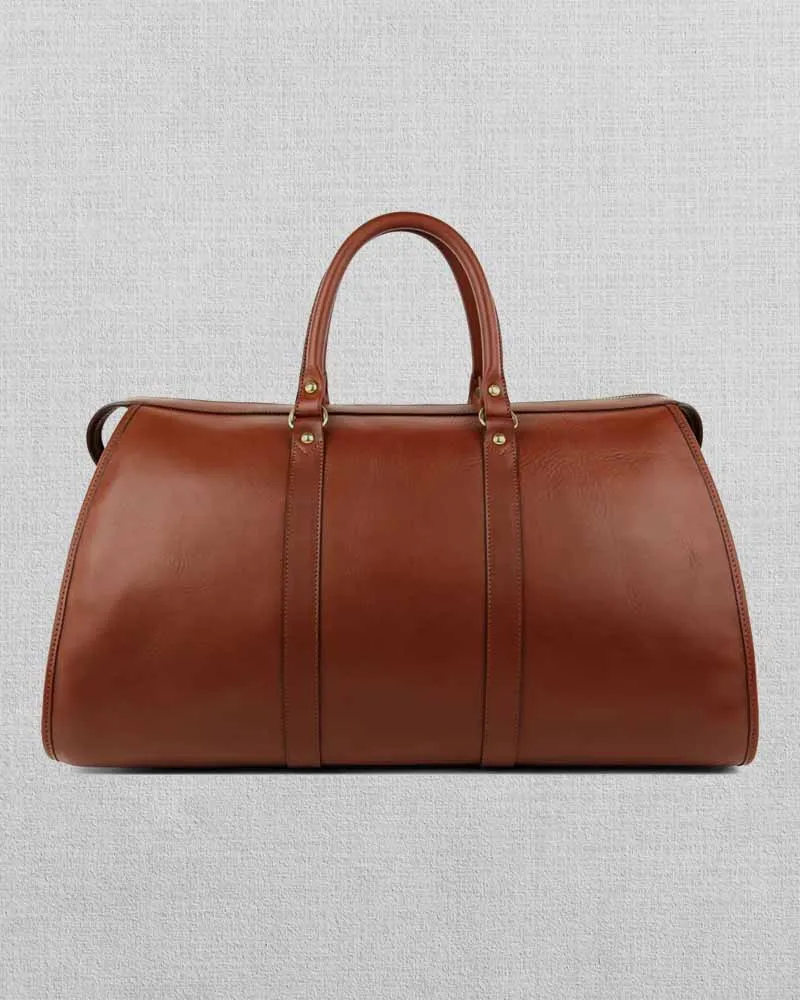 Heavy Duty Travel Duffle Leather Bag