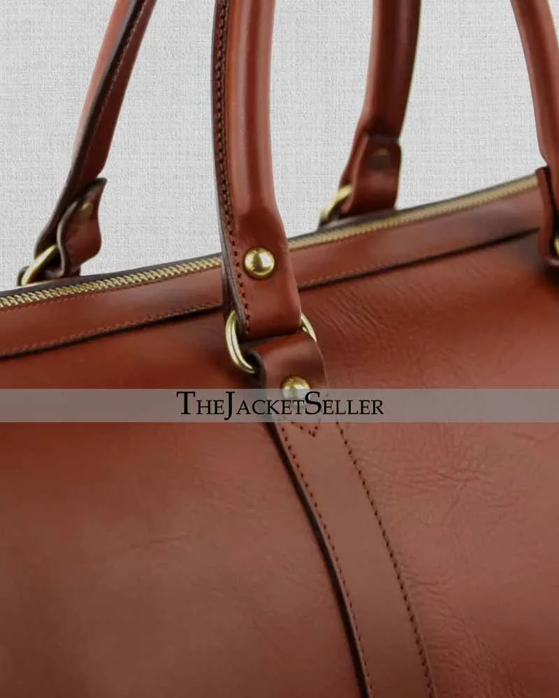 Heavy Duty Travel Duffle Leather Bag