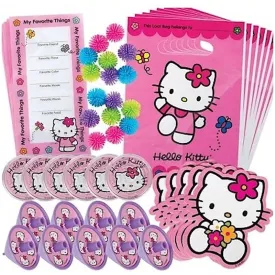 Hello Kitty Birthday Party Favors 48 Piece Gift Value Pack (8 Guests)