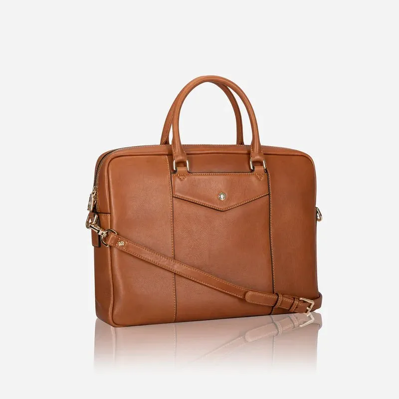 Jekyll and Hide Venice Ladies Laptop Bag | Tan