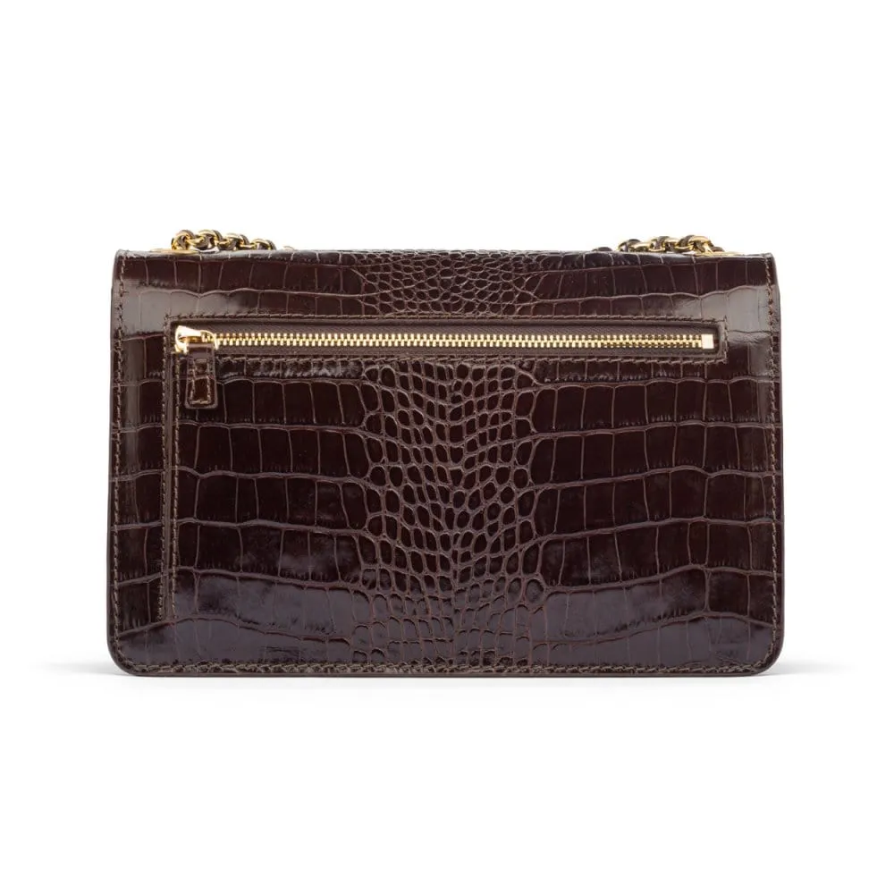 Julia Bag - Brown Croc