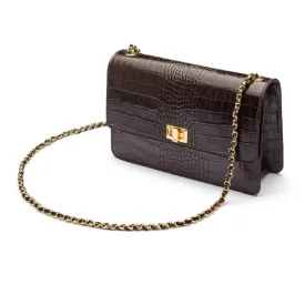Julia Bag - Brown Croc