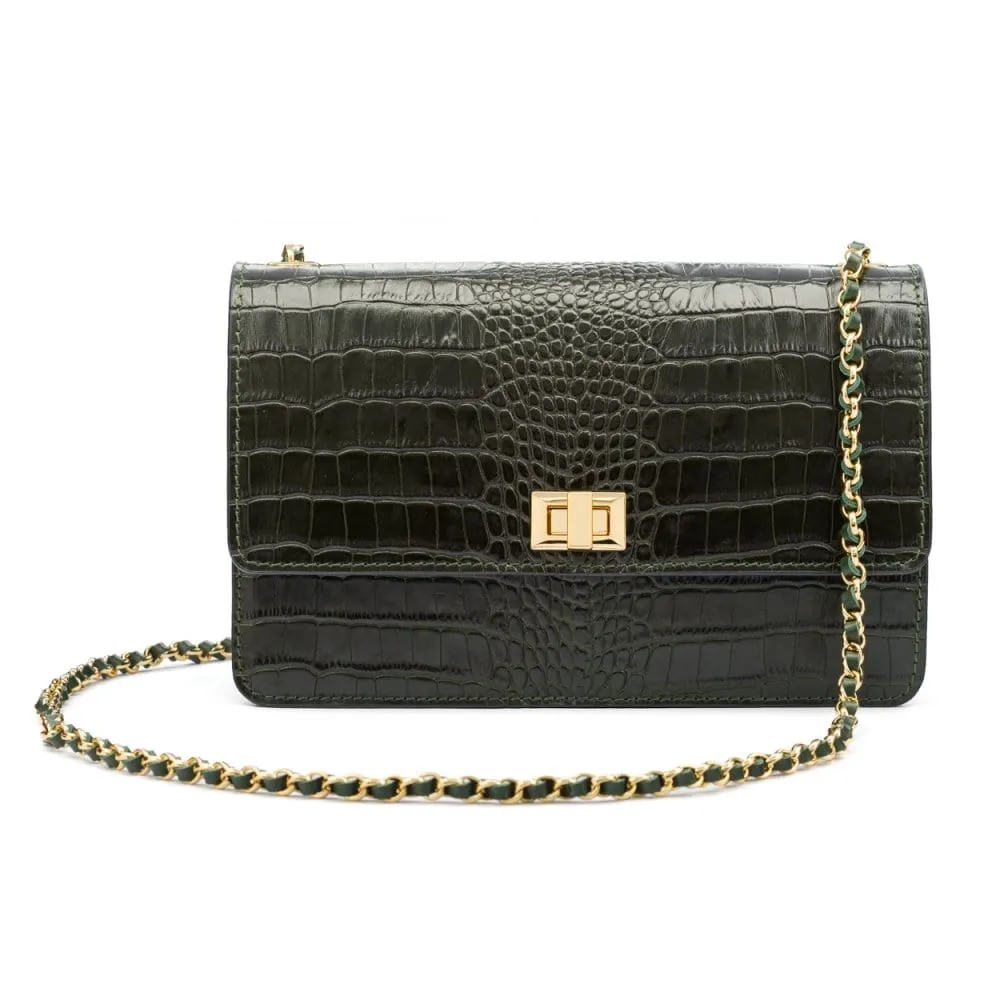 Julia Bag - Green Croc
