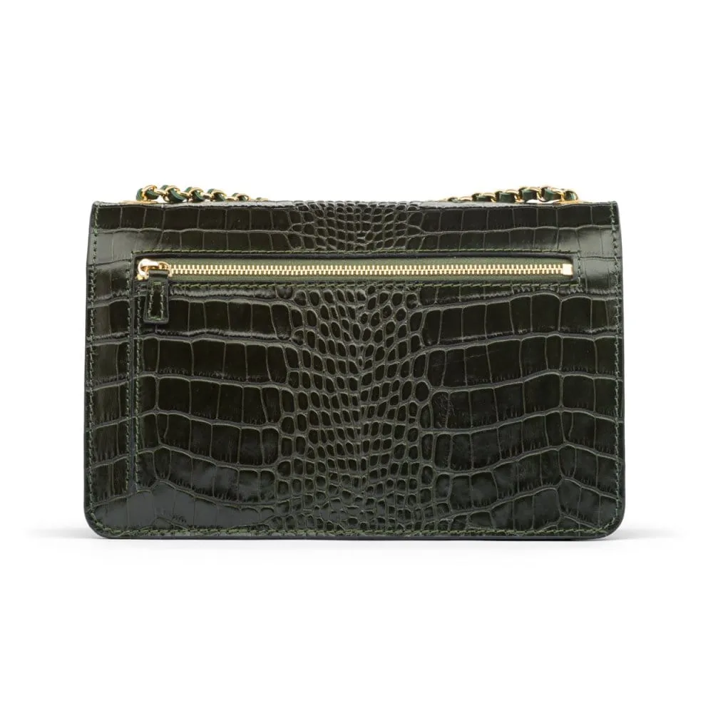 Julia Bag - Green Croc