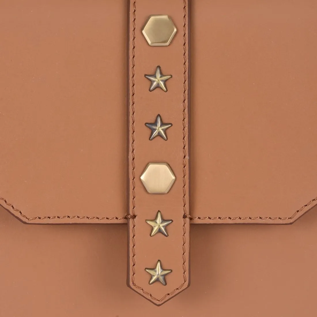 Leather Tan Crossbody Bag