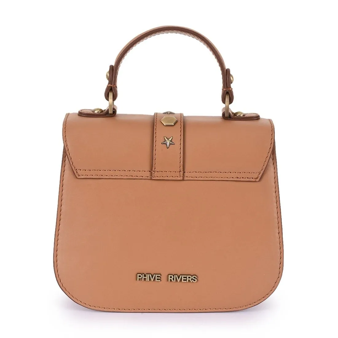 Leather Tan Crossbody Bag