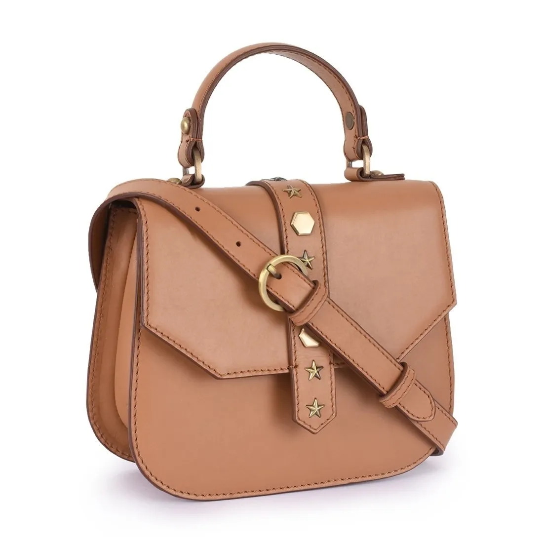 Leather Tan Crossbody Bag