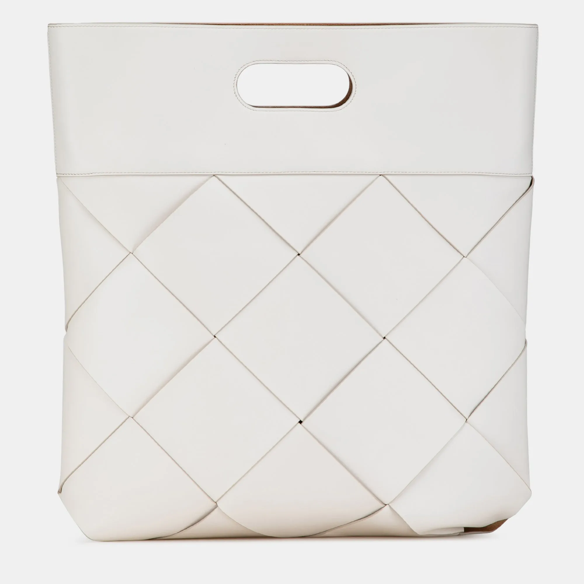 Medium Intrecciato Leather Slip Tote