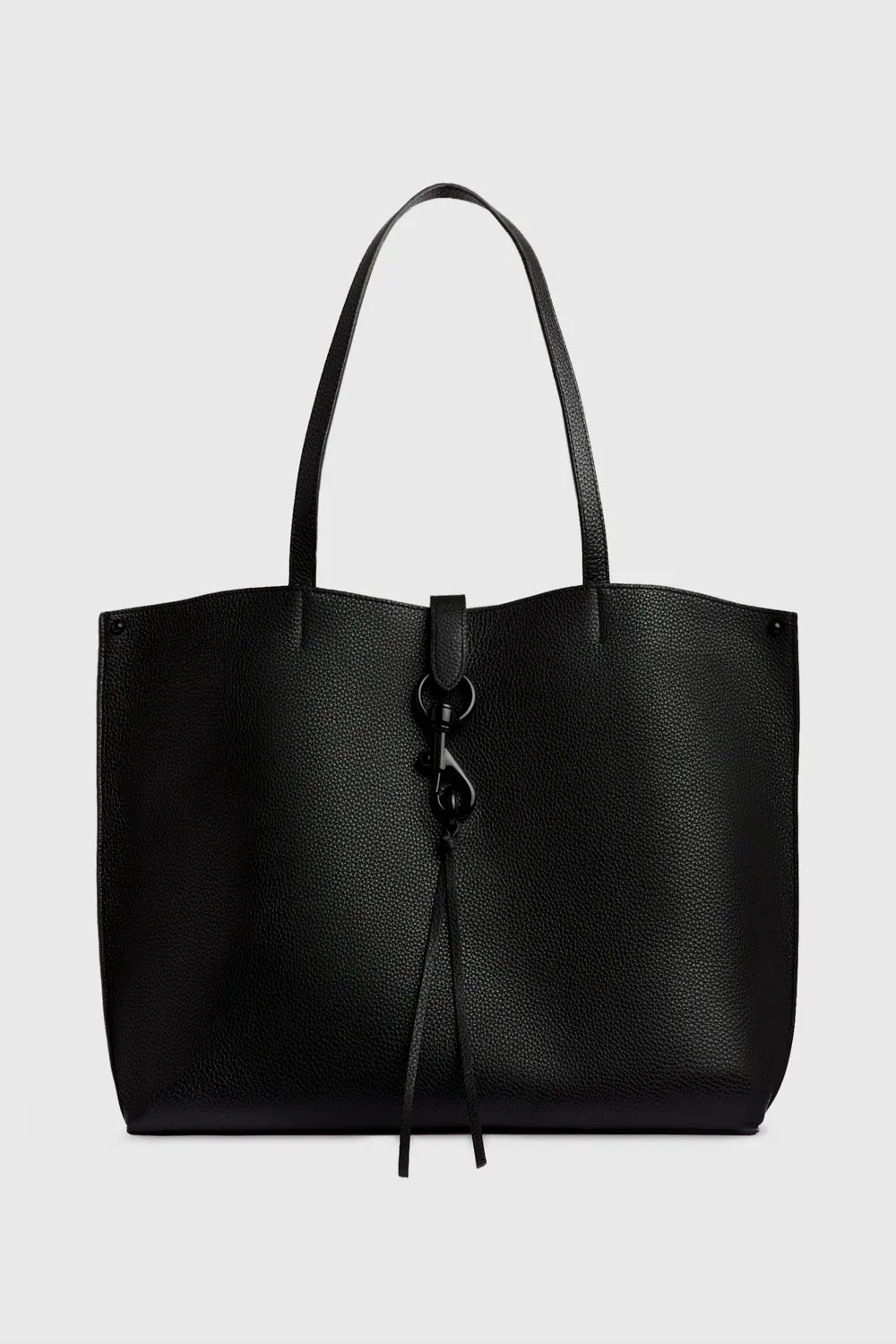 Megan Tote Bag In Black/Black Shellac