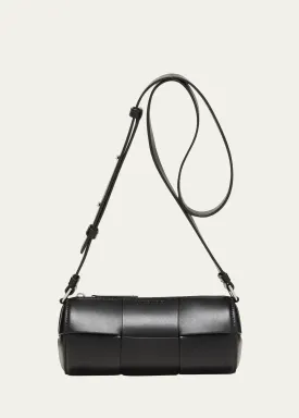 Men's Canette Intreccio Leather Crossbody Bag