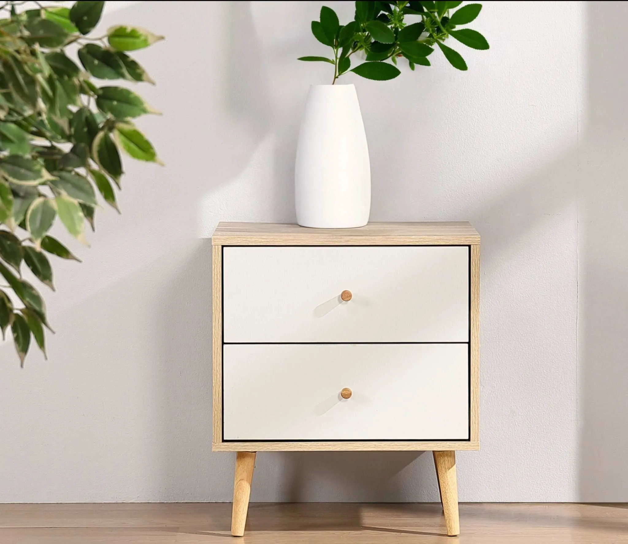 MerryLuk Adriana 6 Drawers Dresser and 2 Bedside Tables