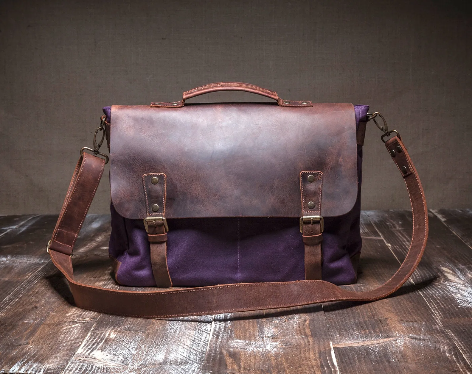 Messenger Bag Purple