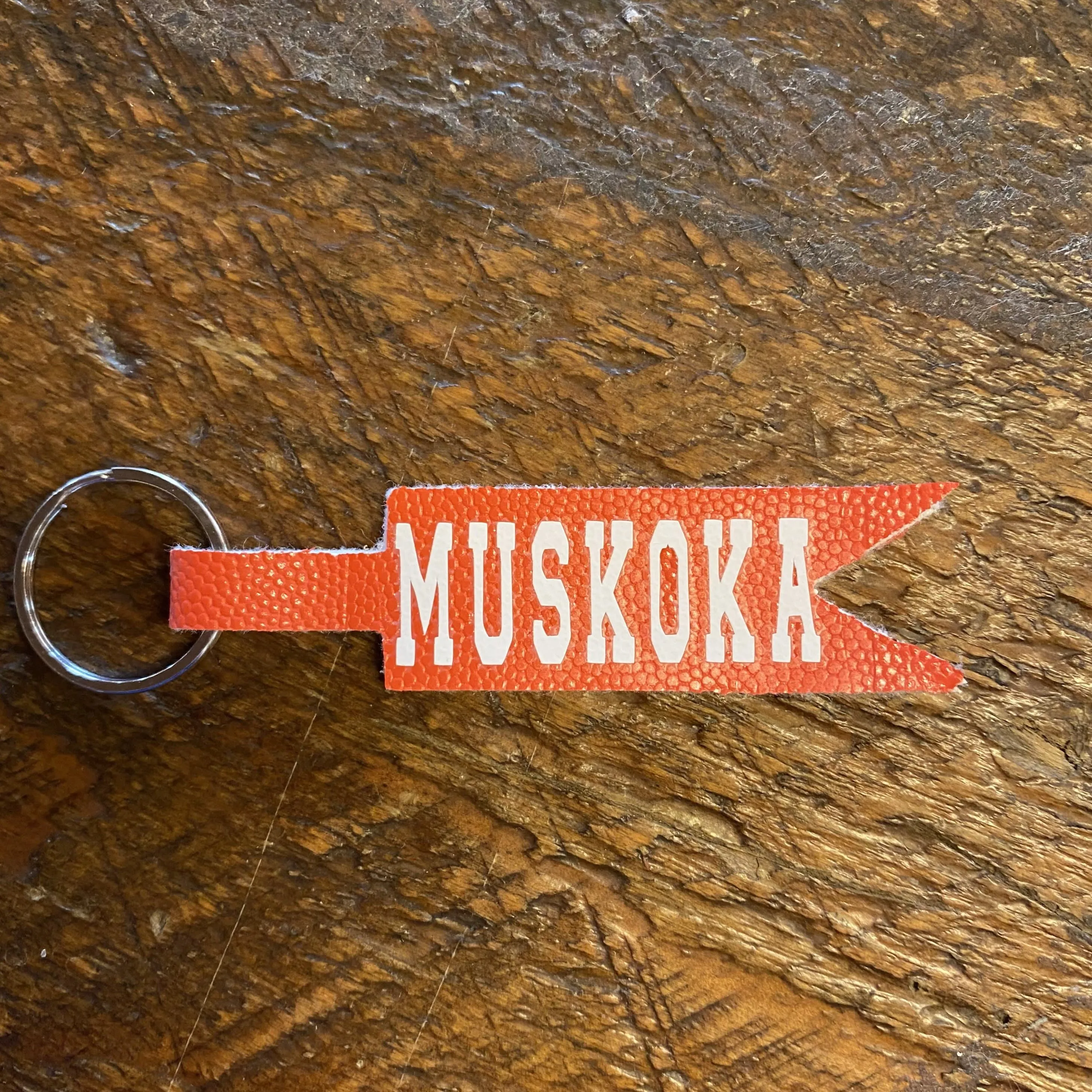 “MUSKOKA” Leather Keychains