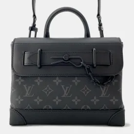 Noir Monogram Eclipse Steamer PM Bag