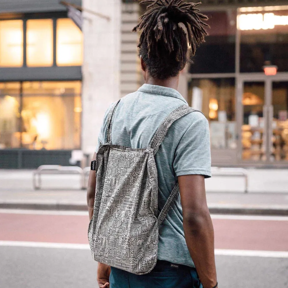 NOTABAG Hello World Multi-functional Original Bag - Grey/Black