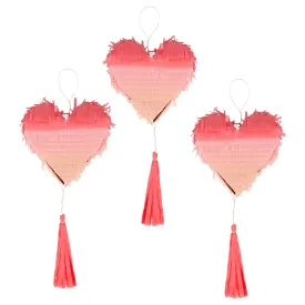 Ombré Heart Piñata Favors (x 3)