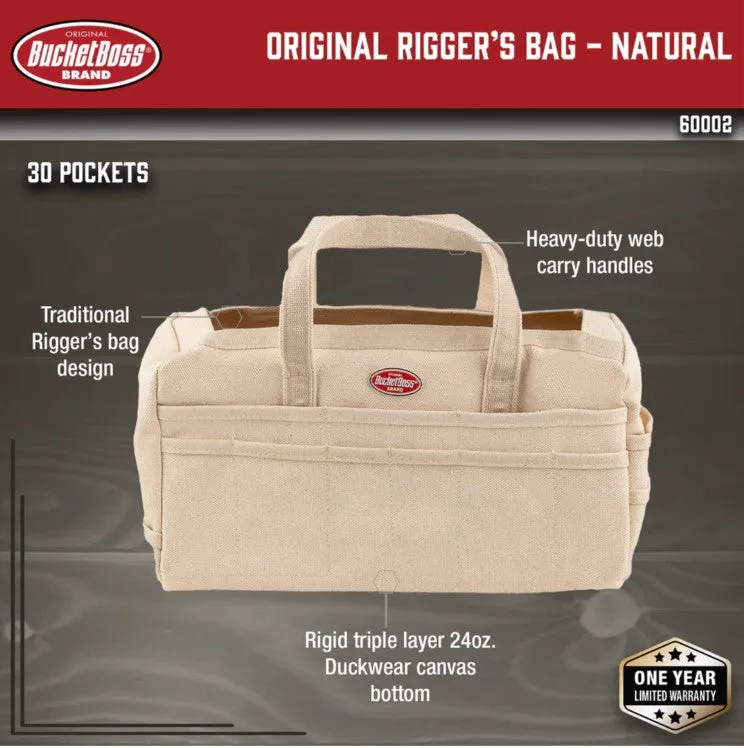 Original Bucket Boss Riggers Bag