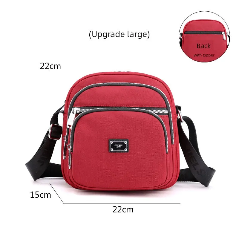 Oxford Cloth Casual Summer Multi-Layer Lightweight Nylon Women's Bag