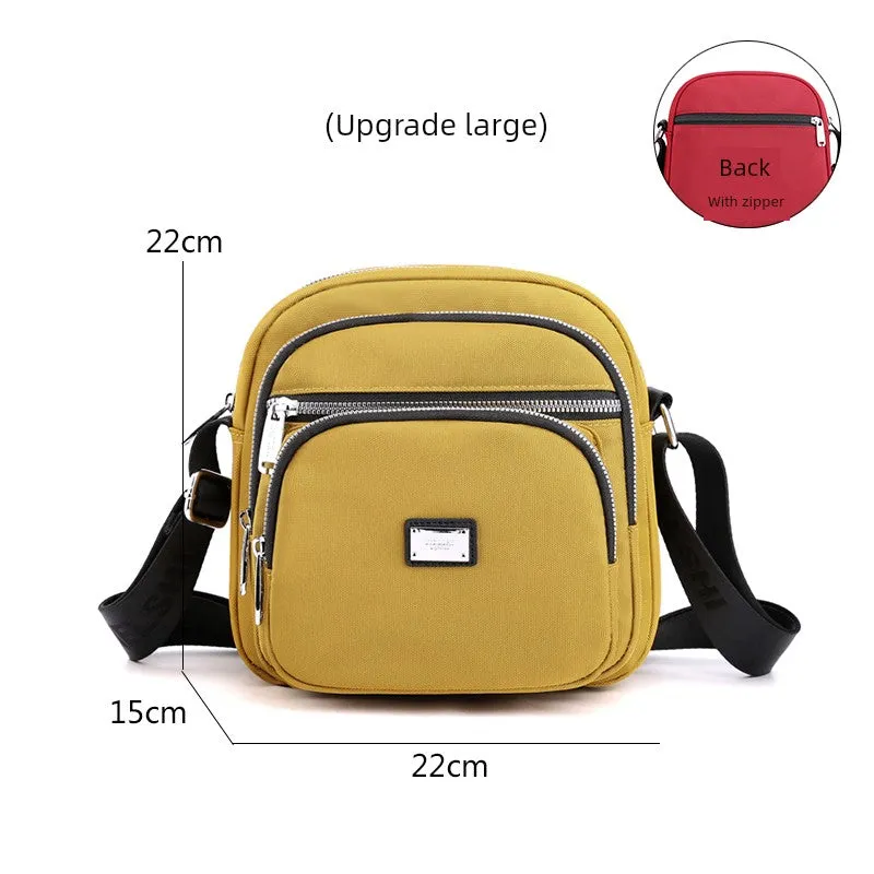 Oxford Cloth Casual Summer Multi-Layer Lightweight Nylon Women's Bag