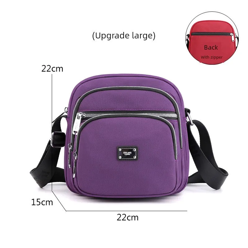 Oxford Cloth Casual Summer Multi-Layer Lightweight Nylon Women's Bag