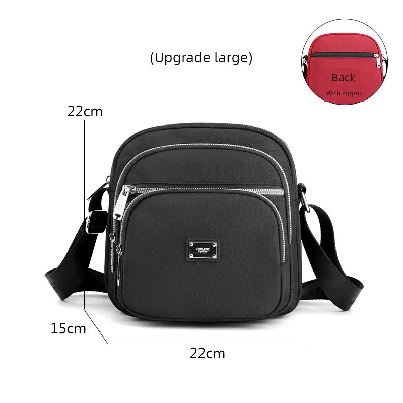 Oxford Cloth Casual Summer Multi-Layer Lightweight Nylon Women's Bag