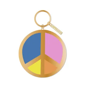Peace Sign Keychain