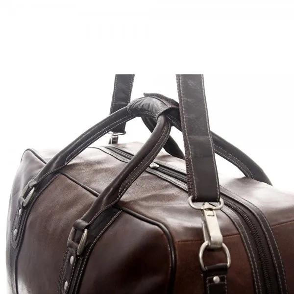 Piel Leather Classic Vintage Zip Down Duffel