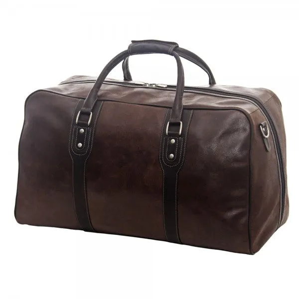 Piel Leather Classic Vintage Zip Down Duffel