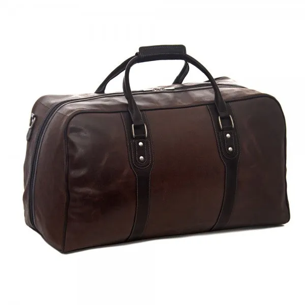 Piel Leather Classic Vintage Zip Down Duffel