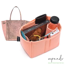 Purse Organizer Insert for Celine Cabas Phantom, Bag Organizer with Single Bottle and Pen Holders
