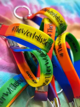 Rainbow Keychain | #TheWorldIsBetterWithYouInIt