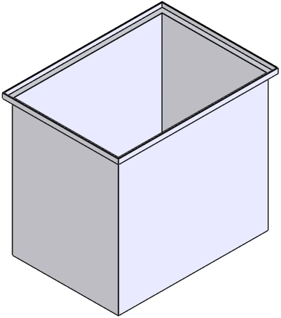 Rectangular Flange Bin (RF)