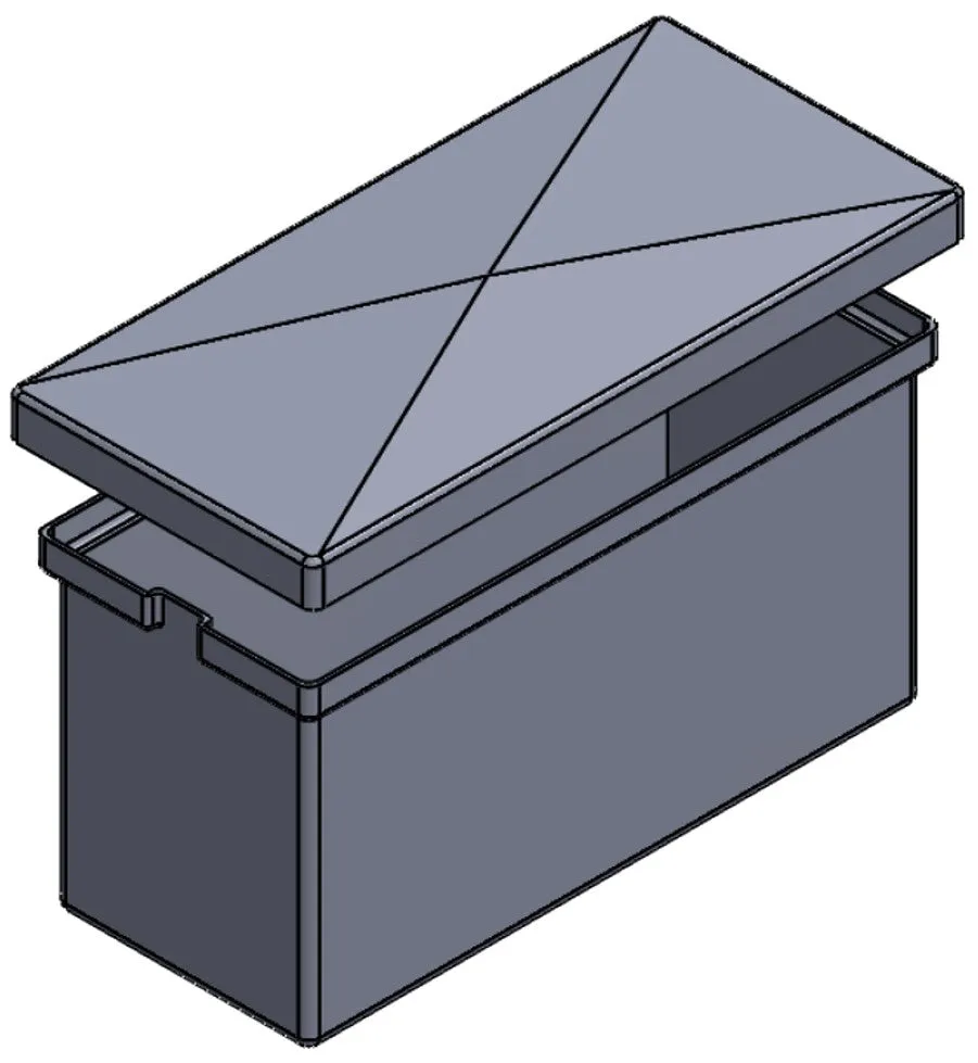 Rectangular Flange Bin (RF)