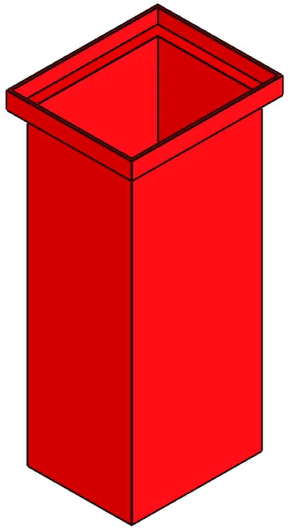 Rectangular Flange Bin (RF)