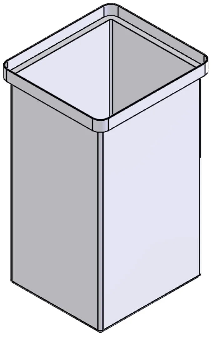 Rectangular Flange Bin (RF)