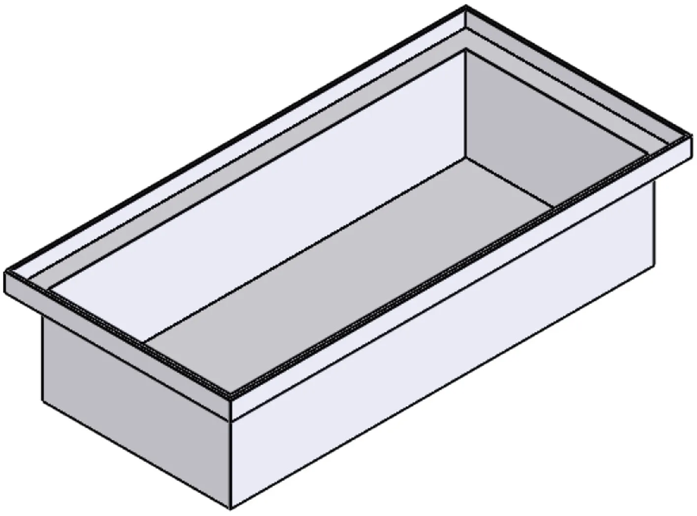 Rectangular Flange Bin (RF)