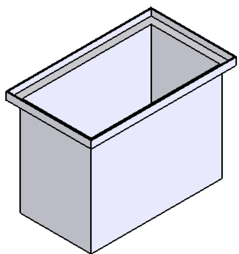 Rectangular Flange Bin (RF)
