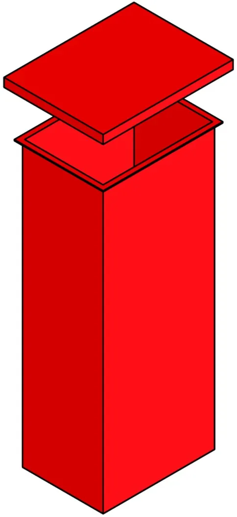 Rectangular Flange Bin (RF)