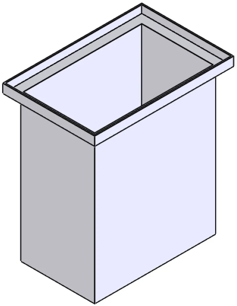 Rectangular Flange Bin (RF)
