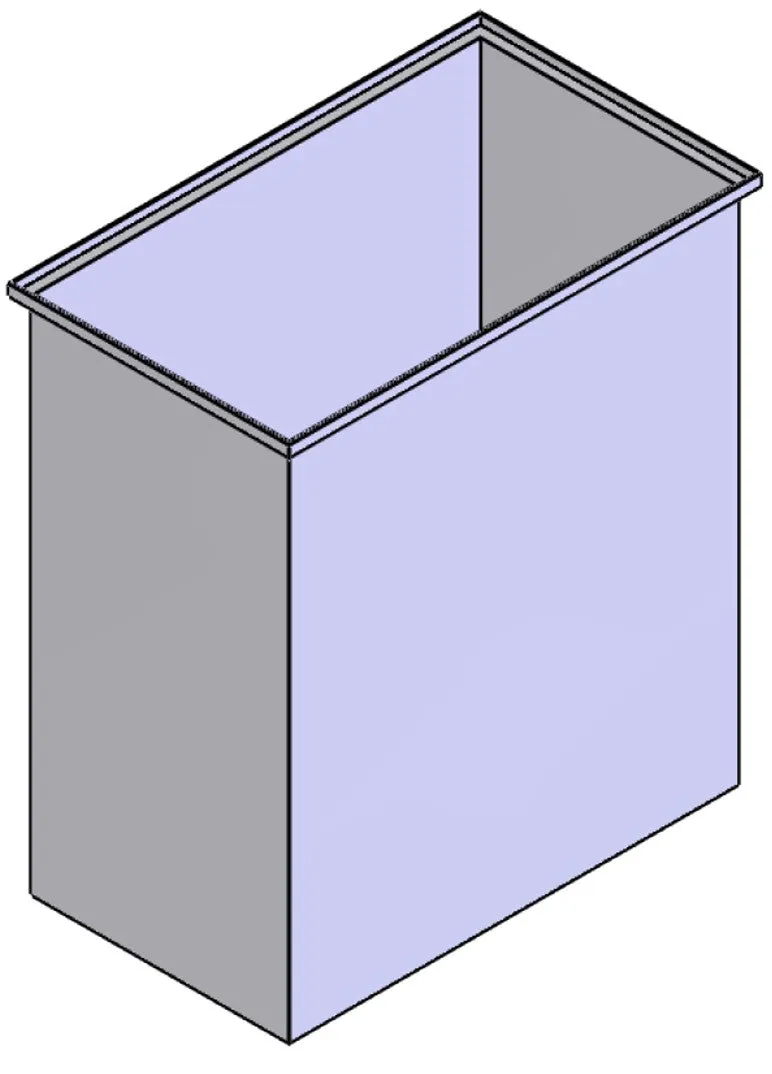 Rectangular Flange Bin (RF)