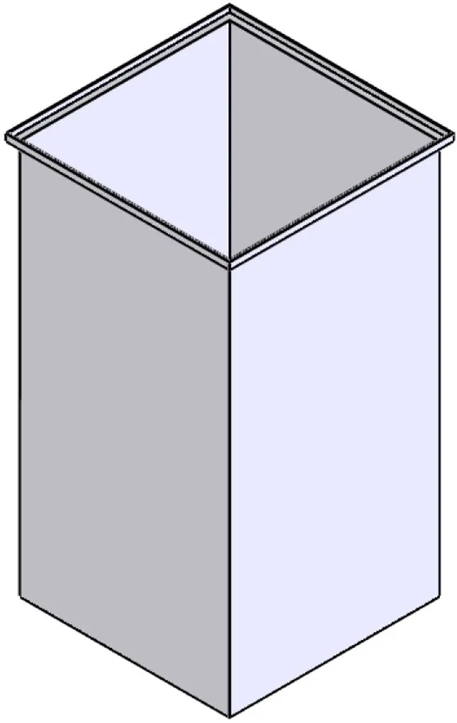 Rectangular Flange Bin (RF)