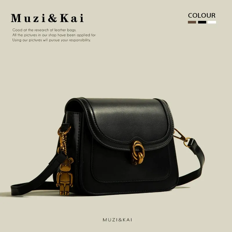 Retro Muzikai Genuine Goods Work Clothing Small Square Bag