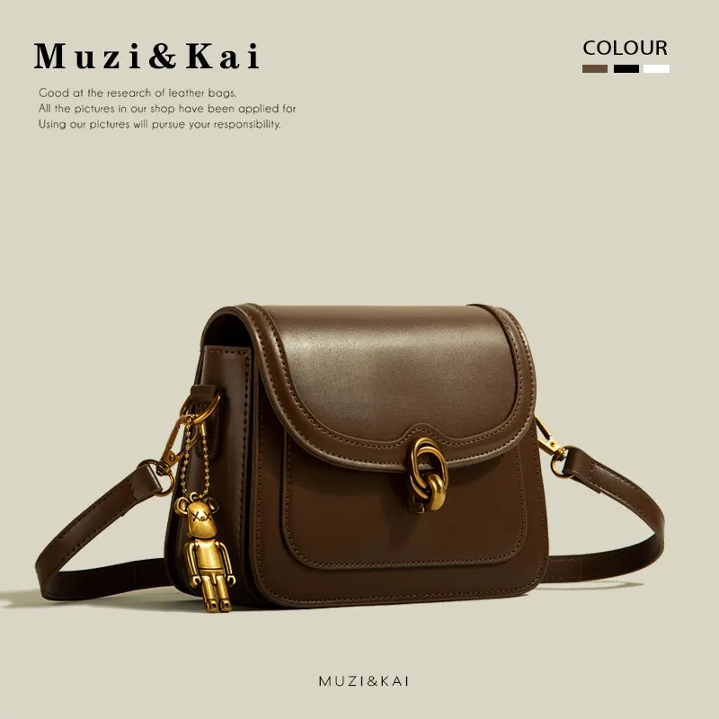 Retro Muzikai Genuine Goods Work Clothing Small Square Bag