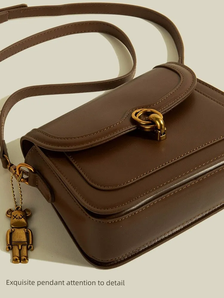 Retro Muzikai Genuine Goods Work Clothing Small Square Bag