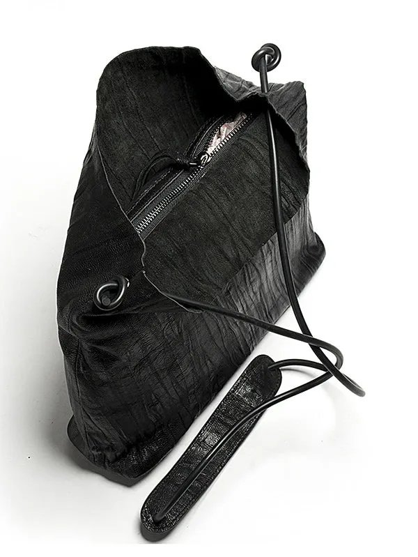Retro Ruffled Single-shoulder Bag